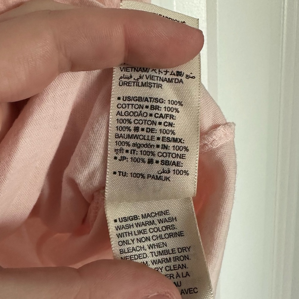 Goodthreads Large Pink Cotton Pocket Tee - Picture 2 of 4